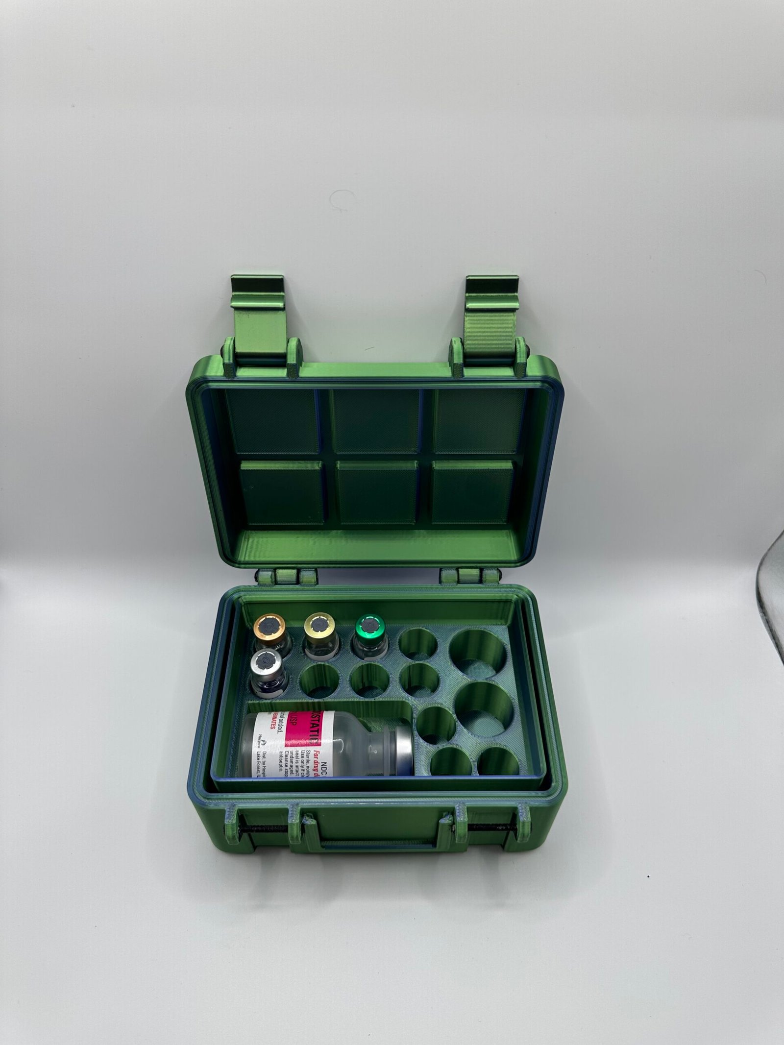 Blueprint Peptides™ Compact Research Vial Storage Case